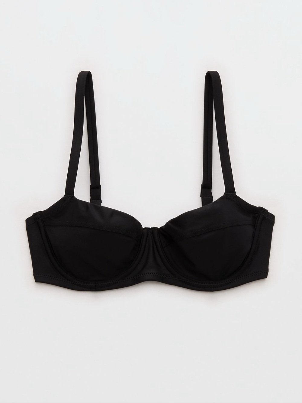 aerie Black Underwire Bikini Top